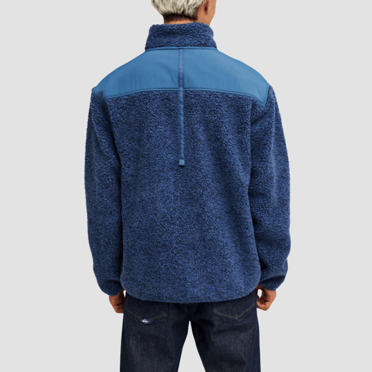 Quiksilver Shallow Water Sherpa Jacket Dark Denim Heather