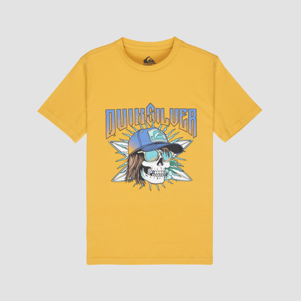 Quiksilver Sound On T-Shirt Mineral Yellow - Kids