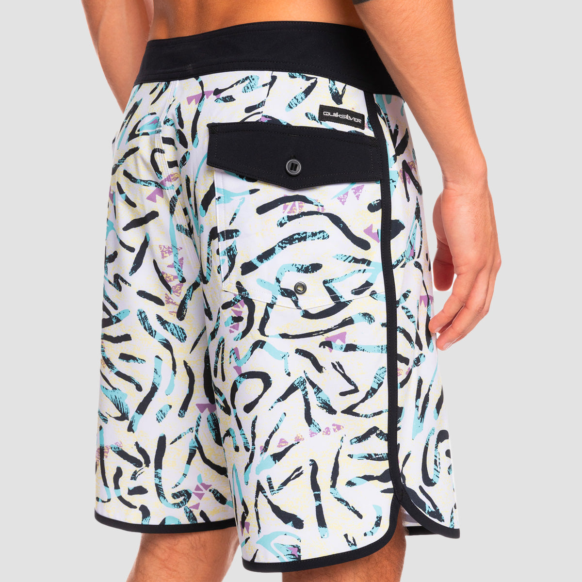 Quiksilver Surfsilk Scallop 19" Boardshorts White