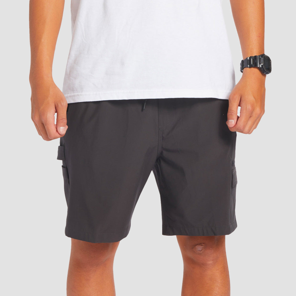 Quiksilver Taxer Cargo 18" Amphibian Boardshorts Tarmac