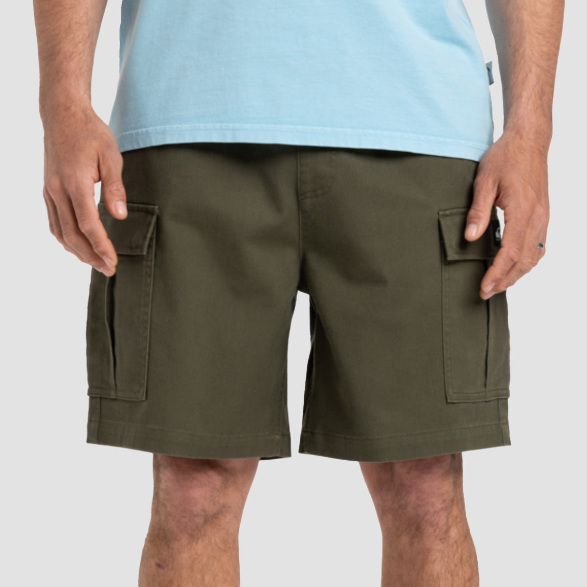Quiksilver Taxer Cargo Shorts Grape Leaf