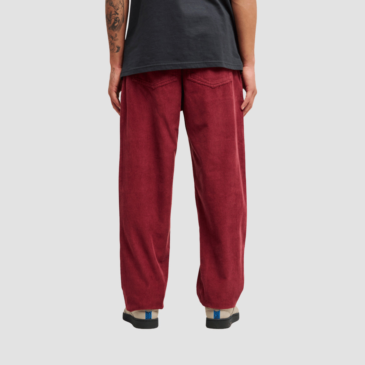Quiksilver Taxer Corduroy Pants Oxblood Red
