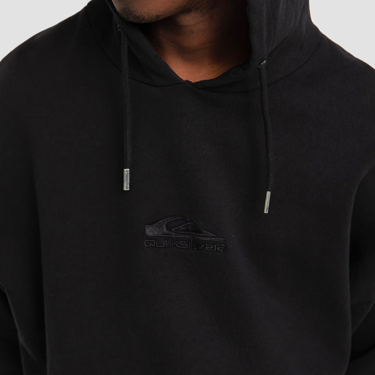 Quiksilver x Stranger Things Surfer Boy Checker Pullover Hoodie Black