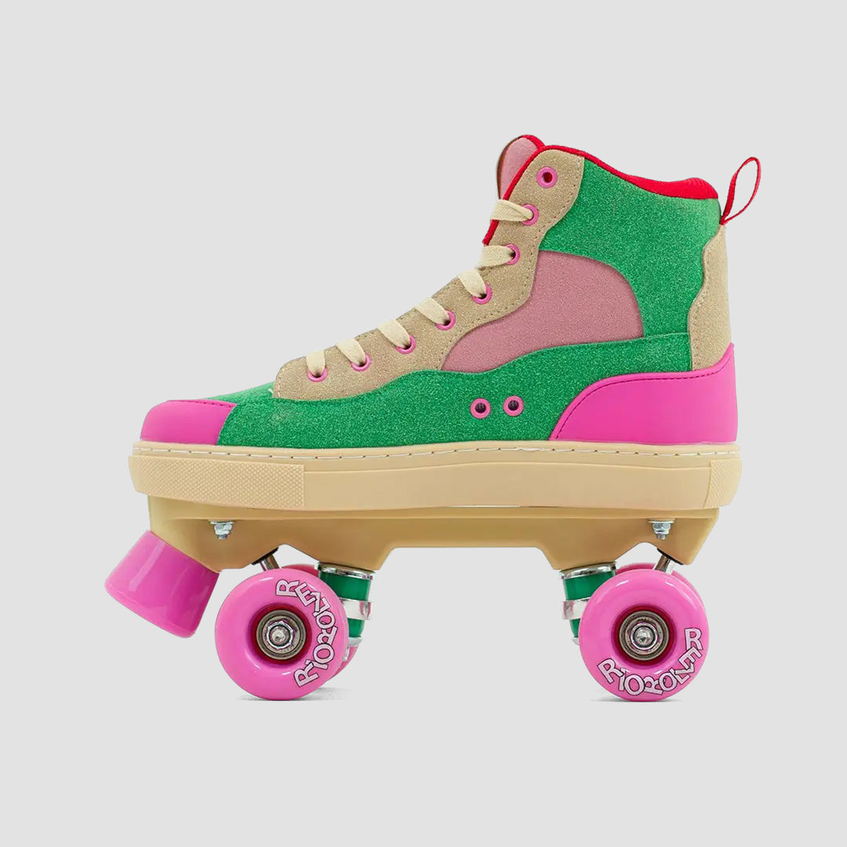 Rio Roller Beats Quad Skates Pink/Green