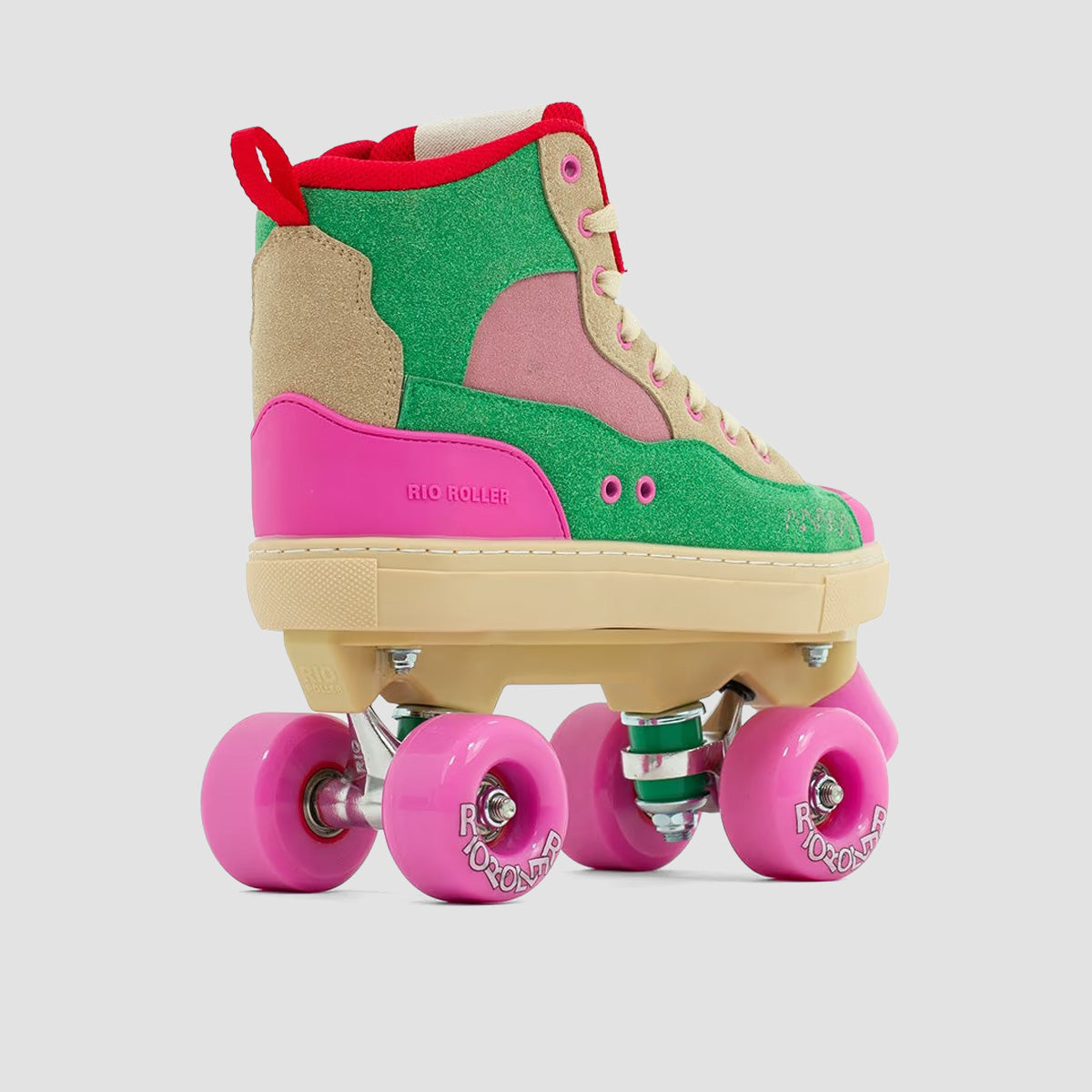Rio Roller Beats Quad Skates Pink/Green