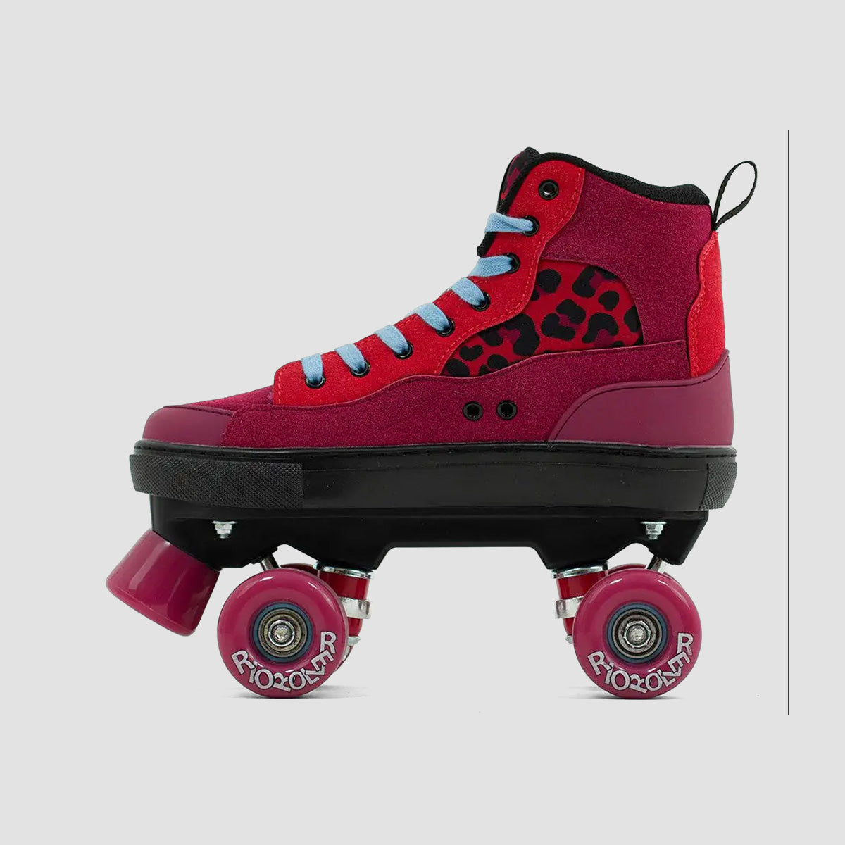 Rio Roller Beats Quad Skates Red/Leopard