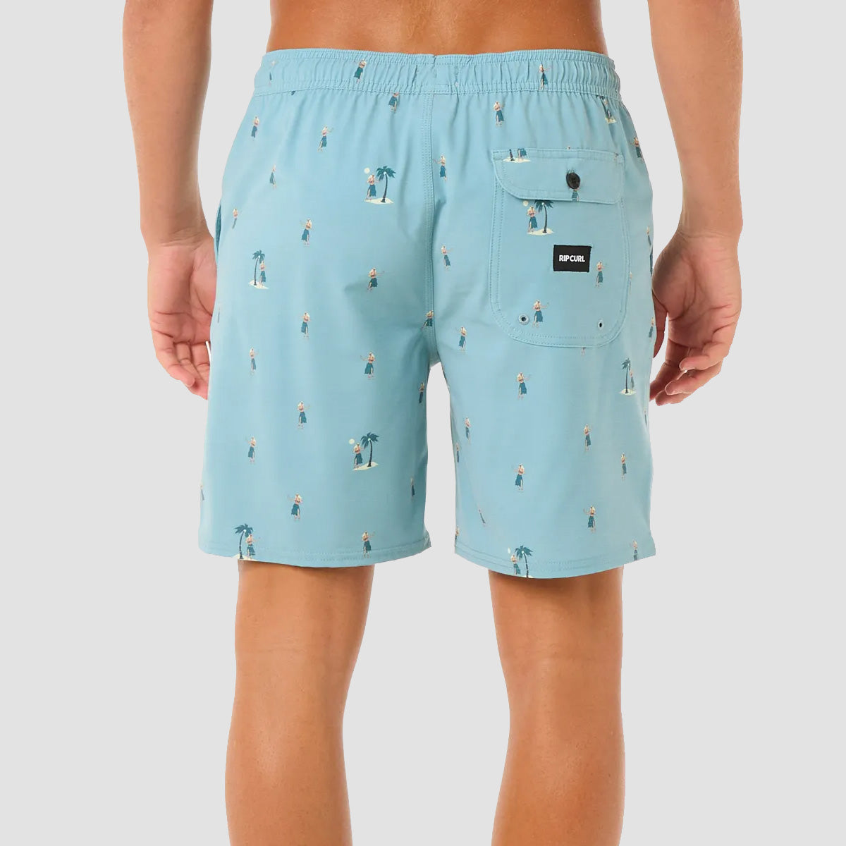 Rip Curl Hula Breach Volley 18" Boardshorts Blue Lagoon