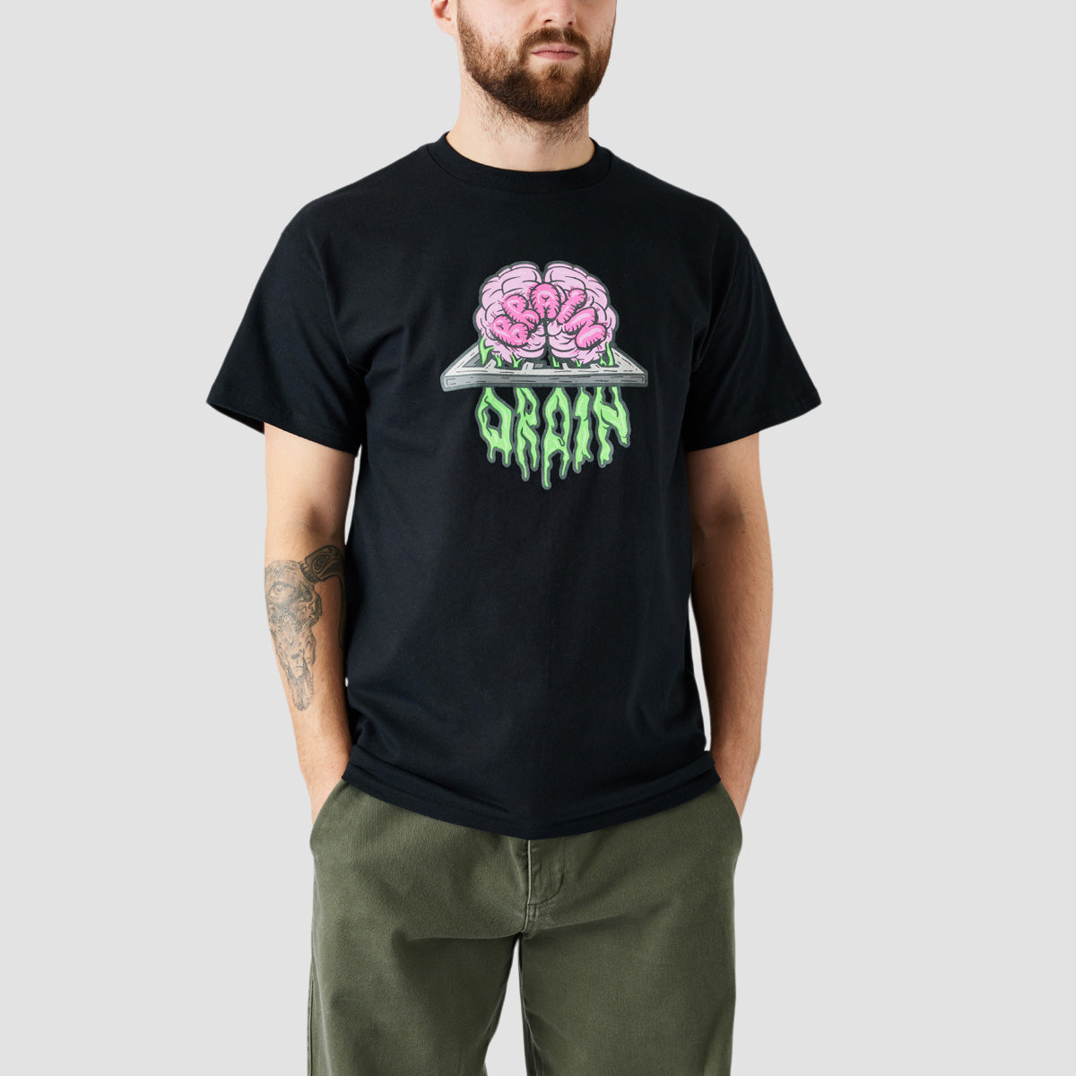 Brain Drain T-Shirt Black