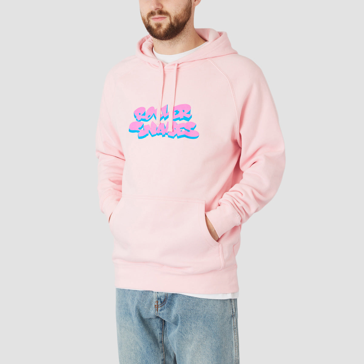Rollersnakes Marian Pullover Hoodie Light Pink