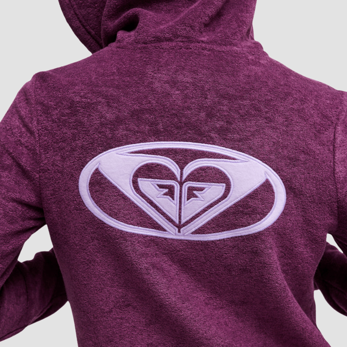 Roxy Beachy Keen Zip Hoodie Blackberry Wine - Womens