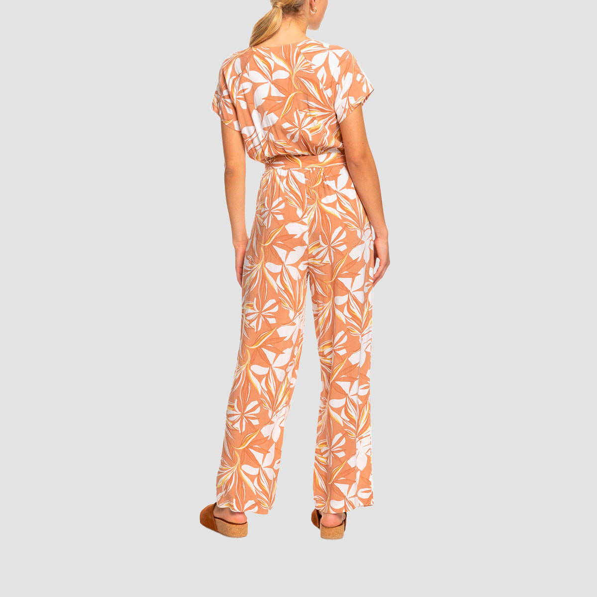 Roxy Breeze Of Sea Romper Suit Cork Subtly Salty - Womens