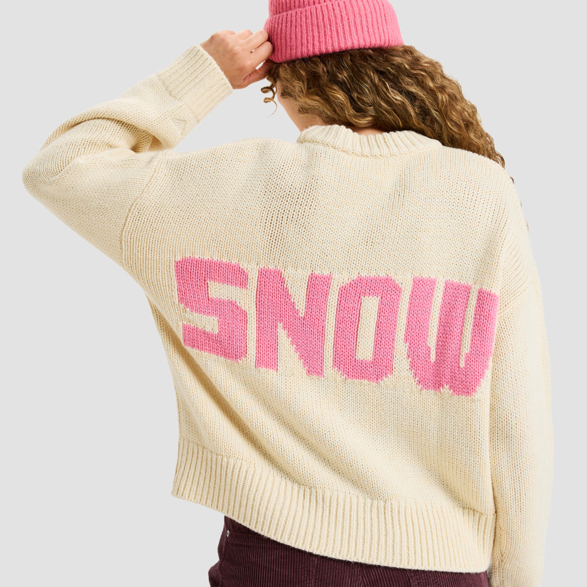 Roxy Exploring Heart Jumper Parchment - Womens