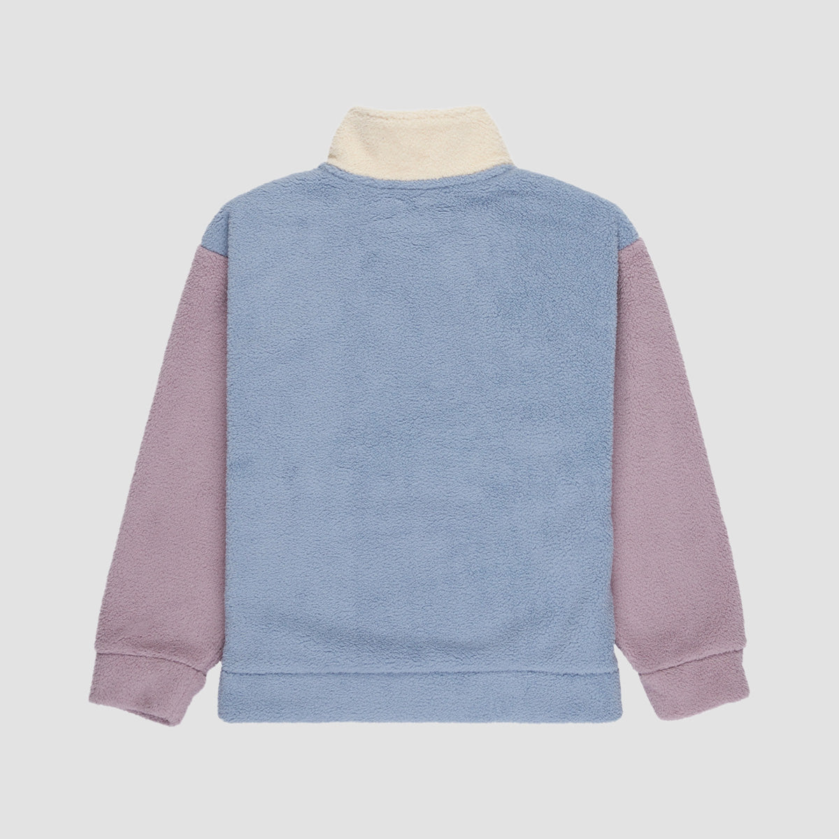 Roxy Lazy Weekend Half Zip Fleece Sweatshirt Blue Blizzard - Girls