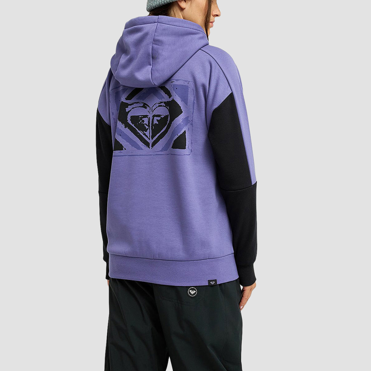 Roxy Liberty Technical Mid Layer Pullover Hoodie Twilight Purple - Womens