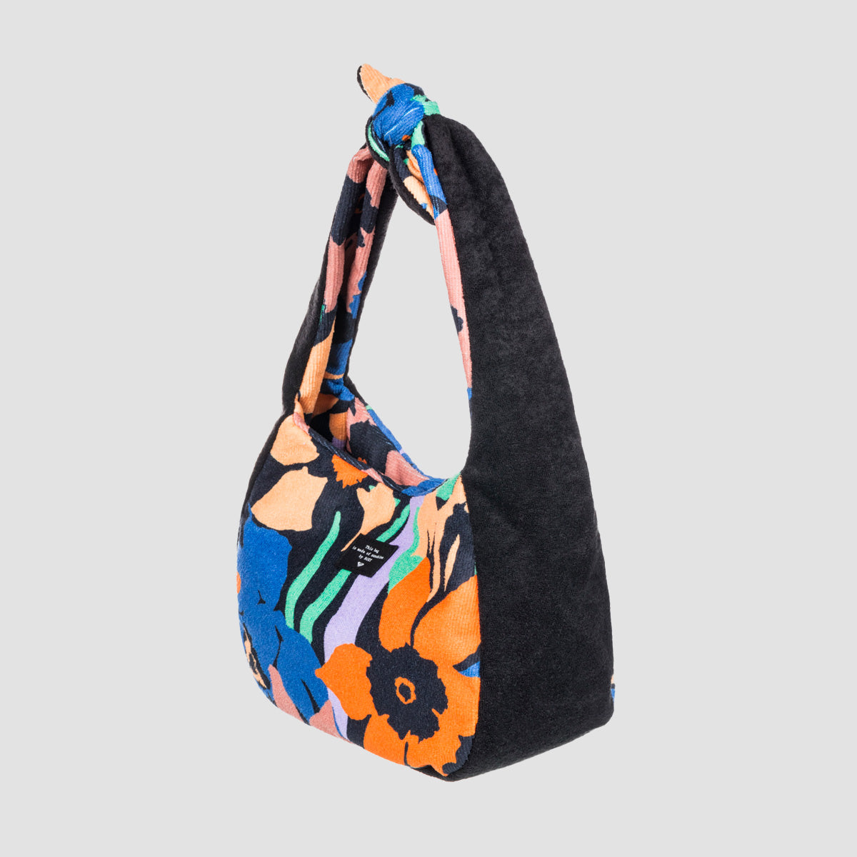 Roxy Mango Passion Handbag Anthracite Flower Jammin - Womens