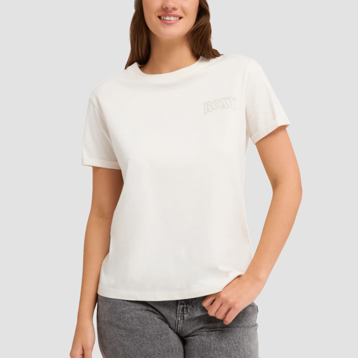 Roxy Ocean FB T-Shirt Coconut Milk - Womens