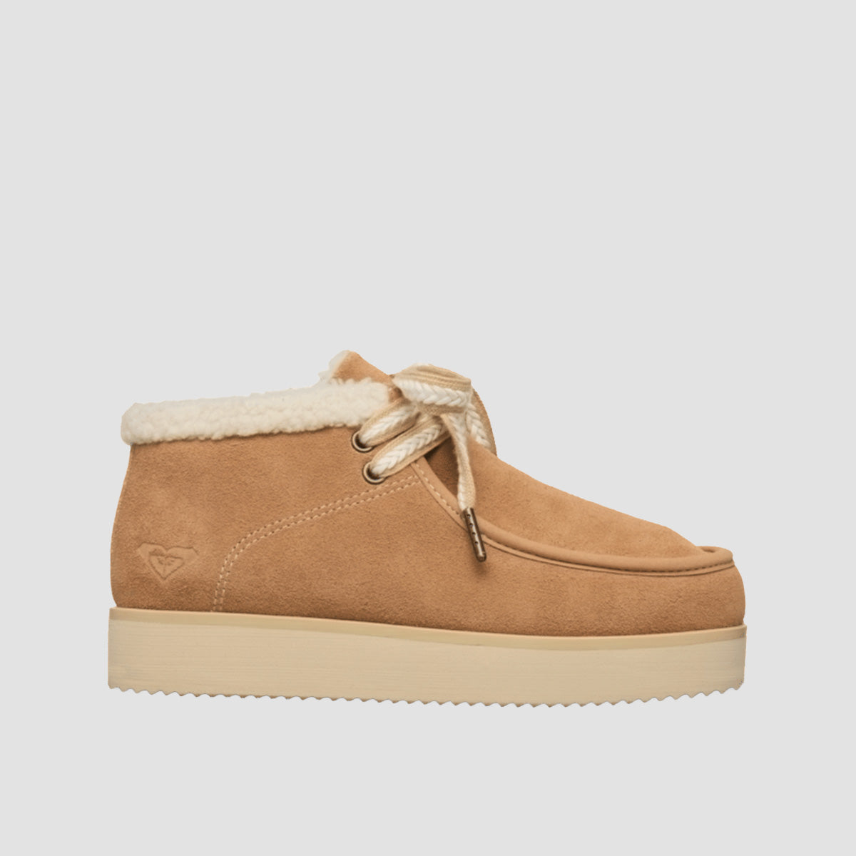 Roxy Pashta Suede Boots - Natural - Womens