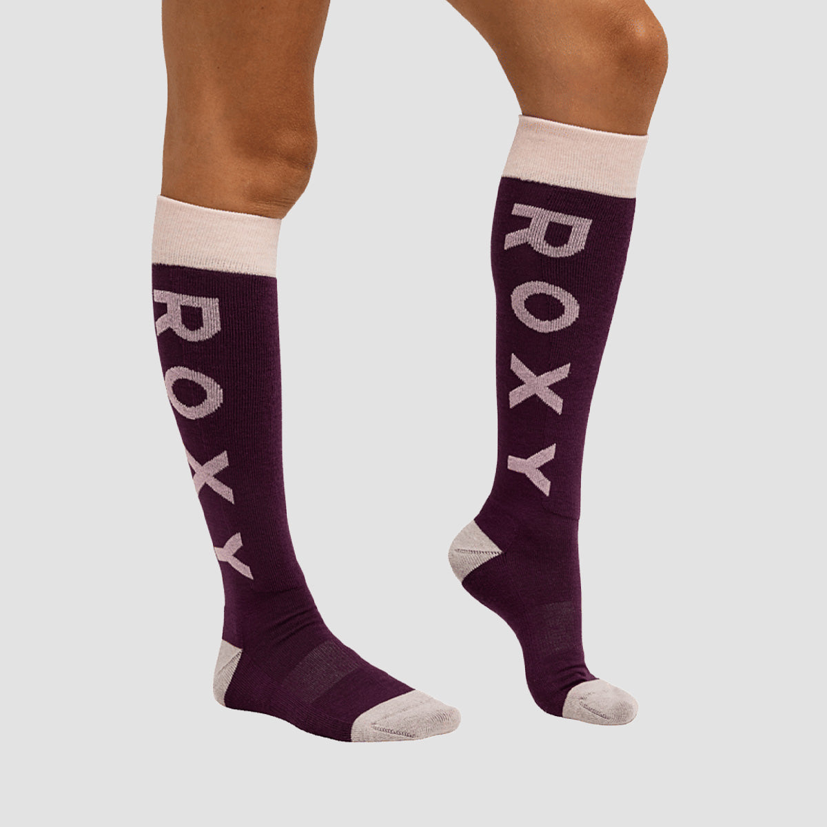 Roxy Shred Time Snow Socks Blackberry Wine - Womens
