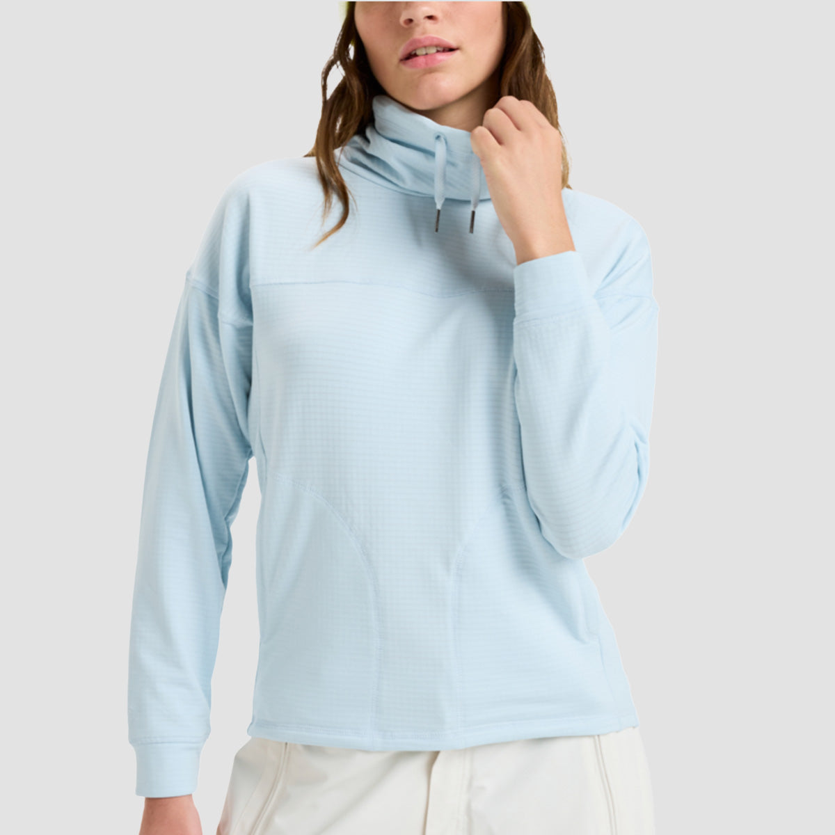 Roxy Vertere Mid Layer Snow Sweatshirt Ice Blue - Womens