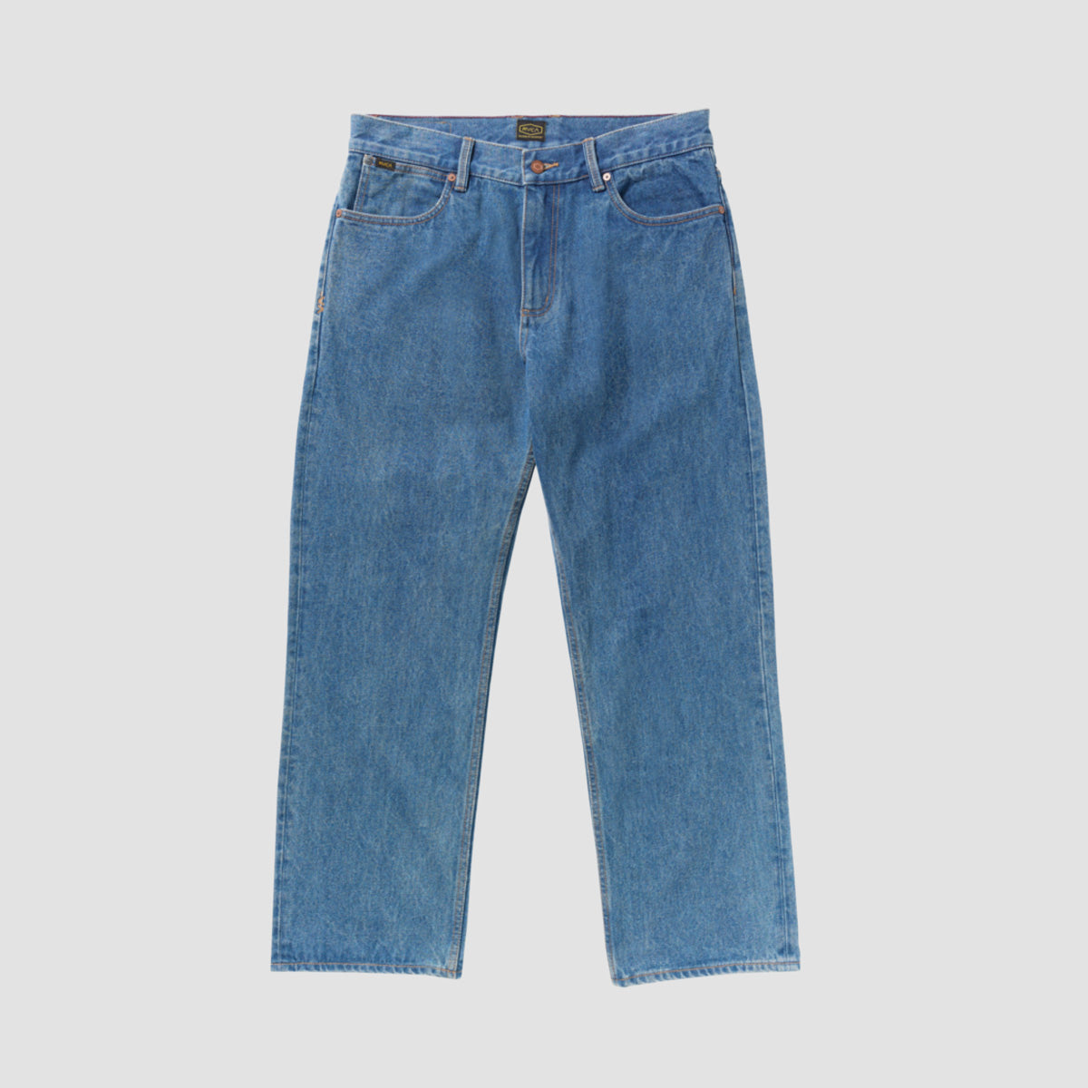 RVCA Americana Day Relaxed Fit Jeans Blue Collar