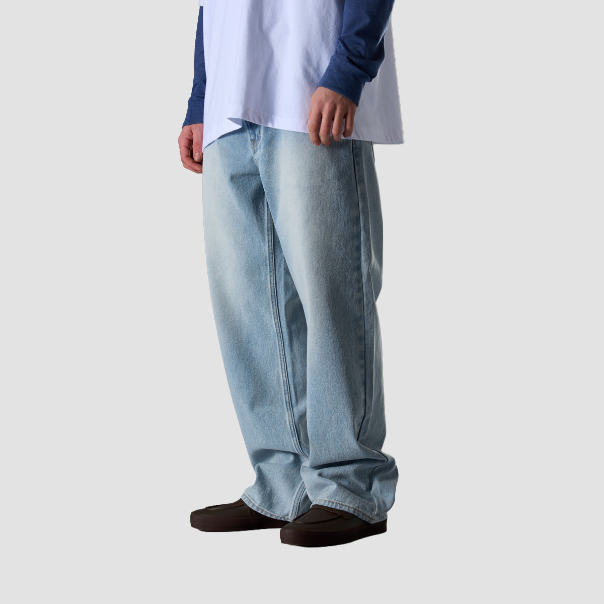 RVCA Americana Day Relaxed Fit Jeans Vintage Blue