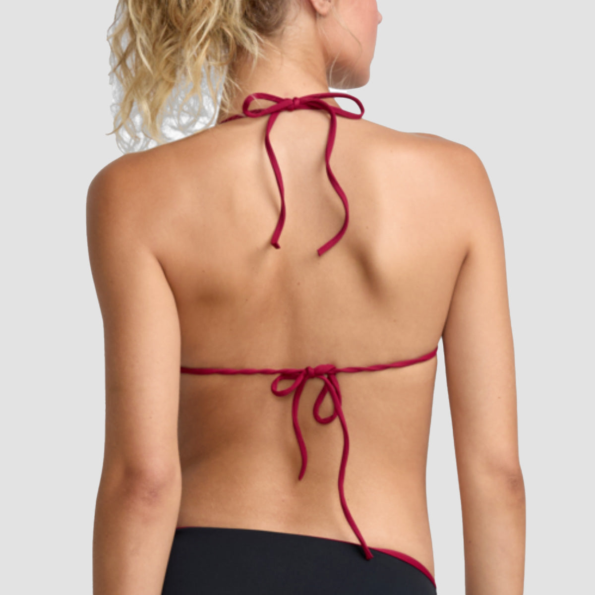 RVCA Aren Bound Triangle Bikini Top Black