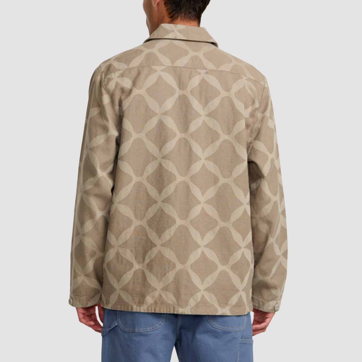 RVCA La Ornament Chore Jacket Sand Brown