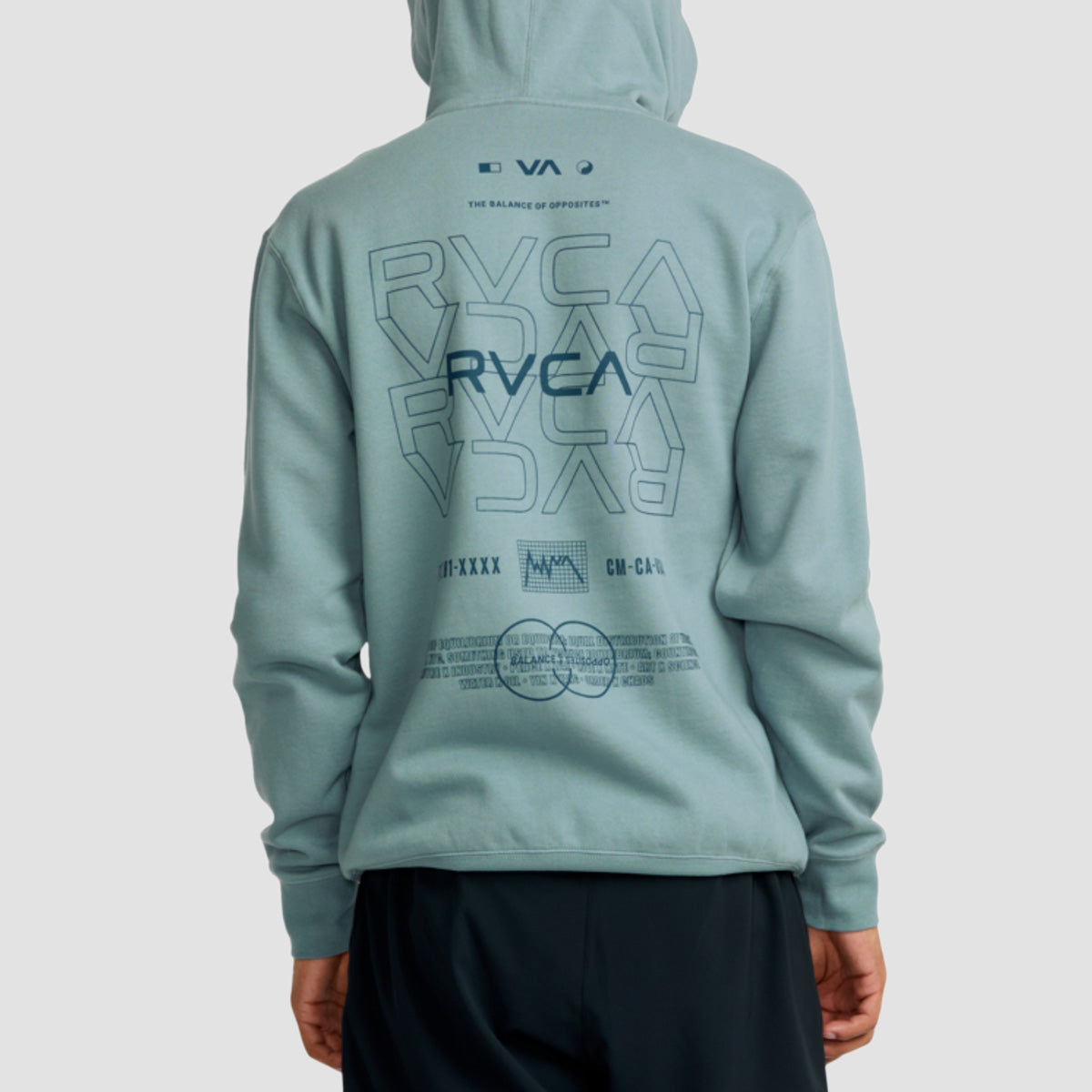 RVCA Pin Flip Pullover Hoodie Lead