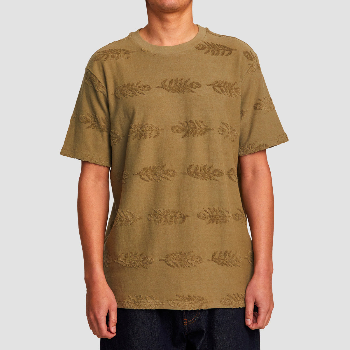 RVCA Plant Based Stripe T-Shirt Aloe