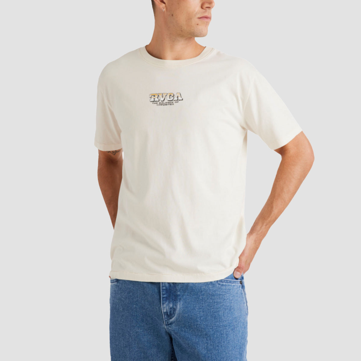 RVCA Race Day T-Shirt Salt