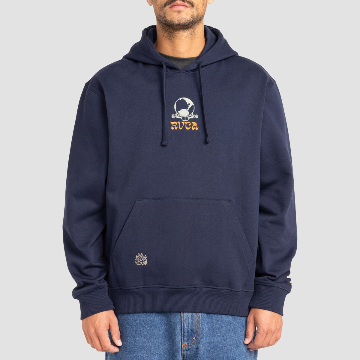 RVCA Scorched Lands Pullover Hoodie Navy