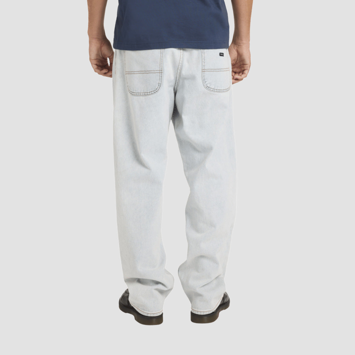 RVCA Skate Relaxed Fit Jeans Ash Blue