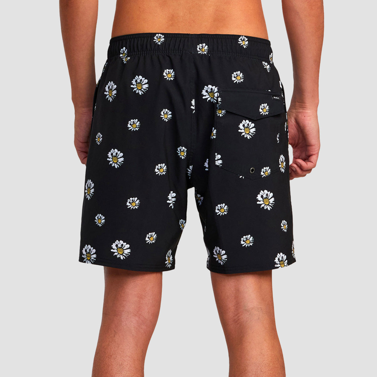 RVCA VA Pigment 17" Swim Shorts Black Floral