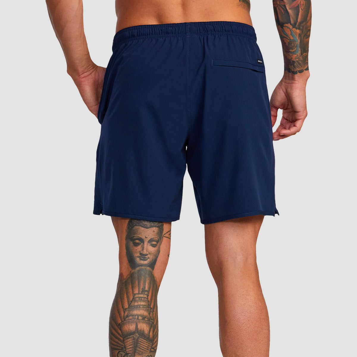 RVCA VA Sport Yogger Stretch 17" Performance Shorts Midnight
