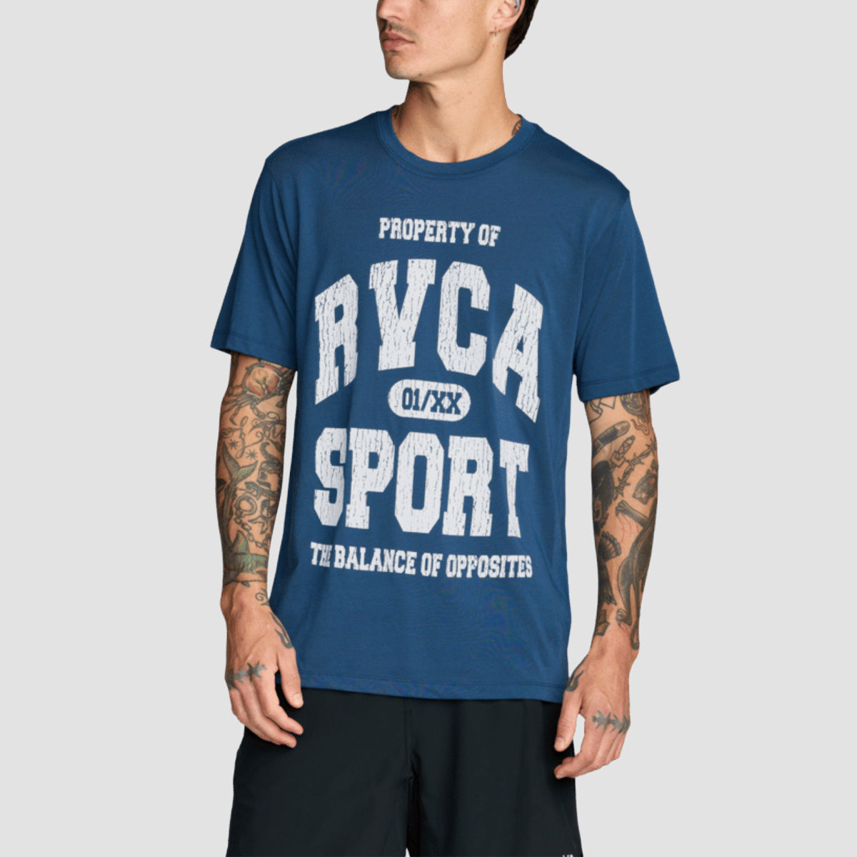 RVCA Walkout T-Shirt Dark Denim