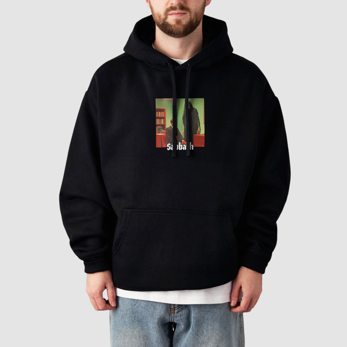 Sabbath Wheels Death Pullover Hoodie Black