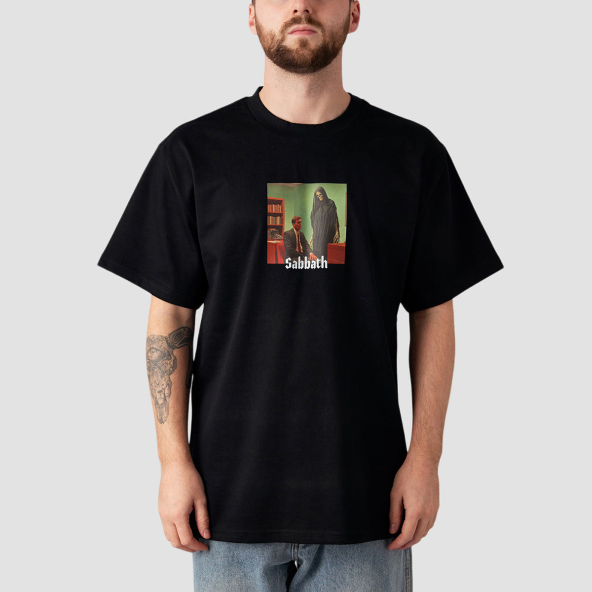 Sabbath Wheels Death T-Shirt Black