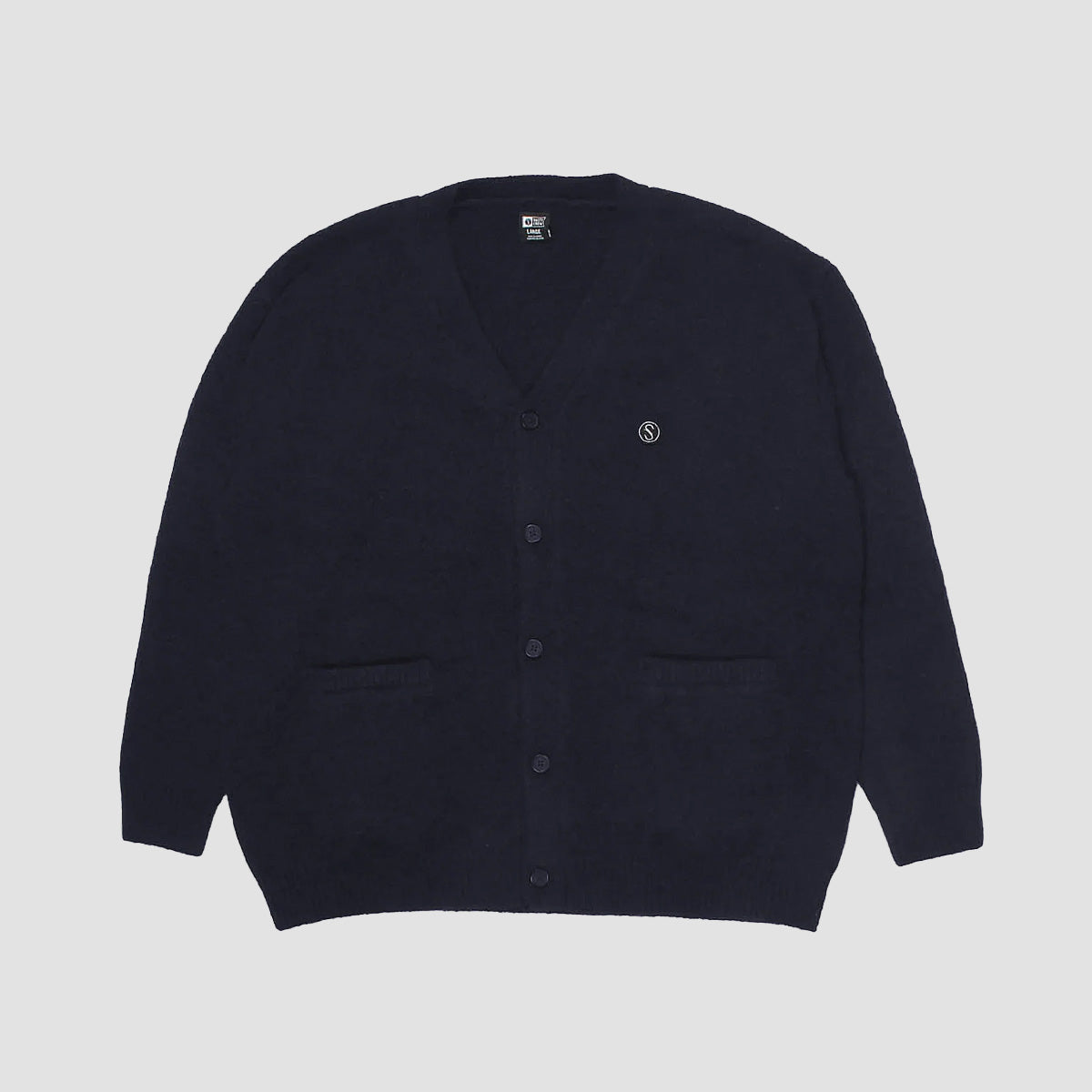 Salty Crew Hookset Knit Cardigan Midnight Navy