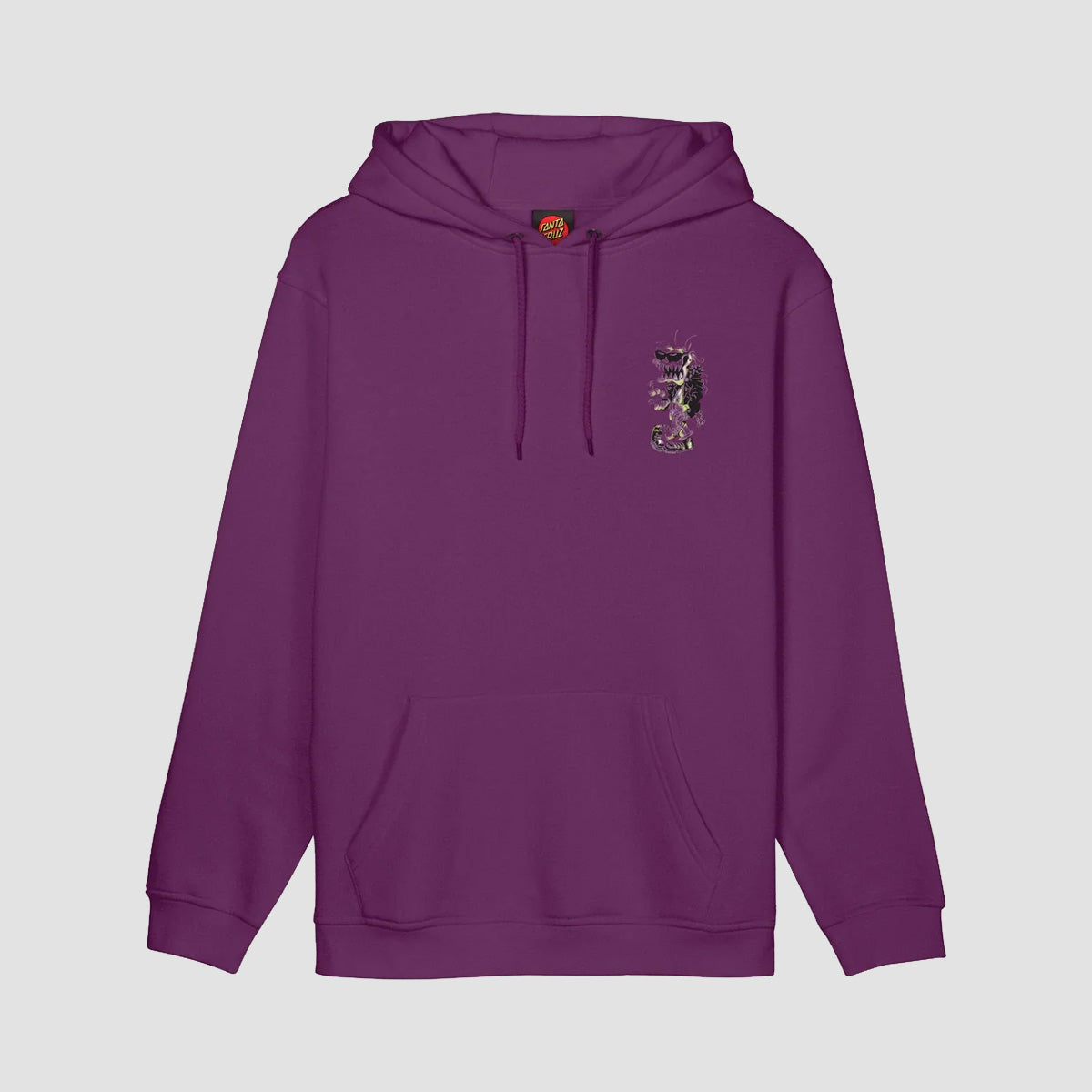 Santa Cruz Punk Gremlin Pullover Hoodie Fresh Purple