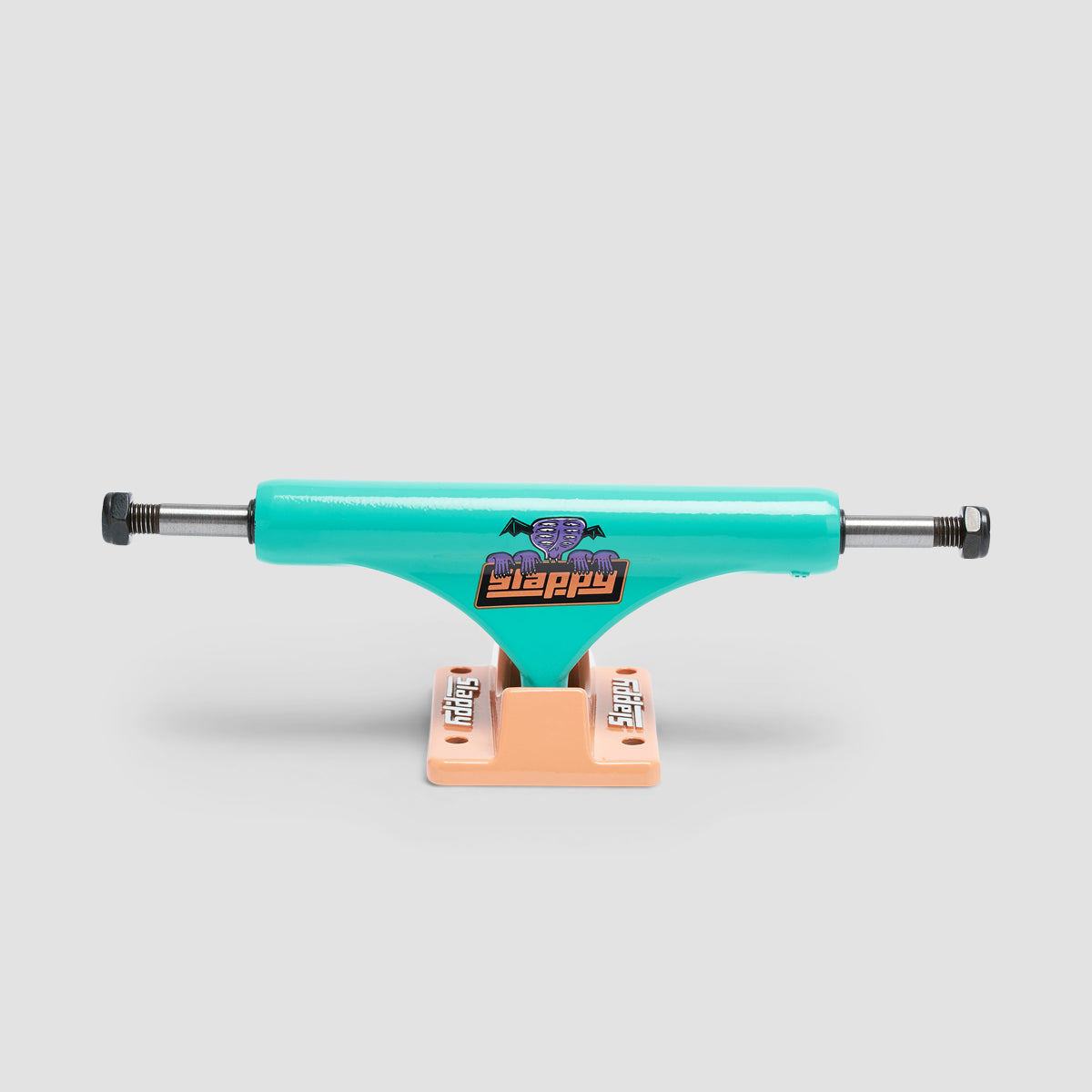 Slappy ST1 Curb Creeper Us Skateboard Trucks 1 Pair Teal/Pink - 8"
