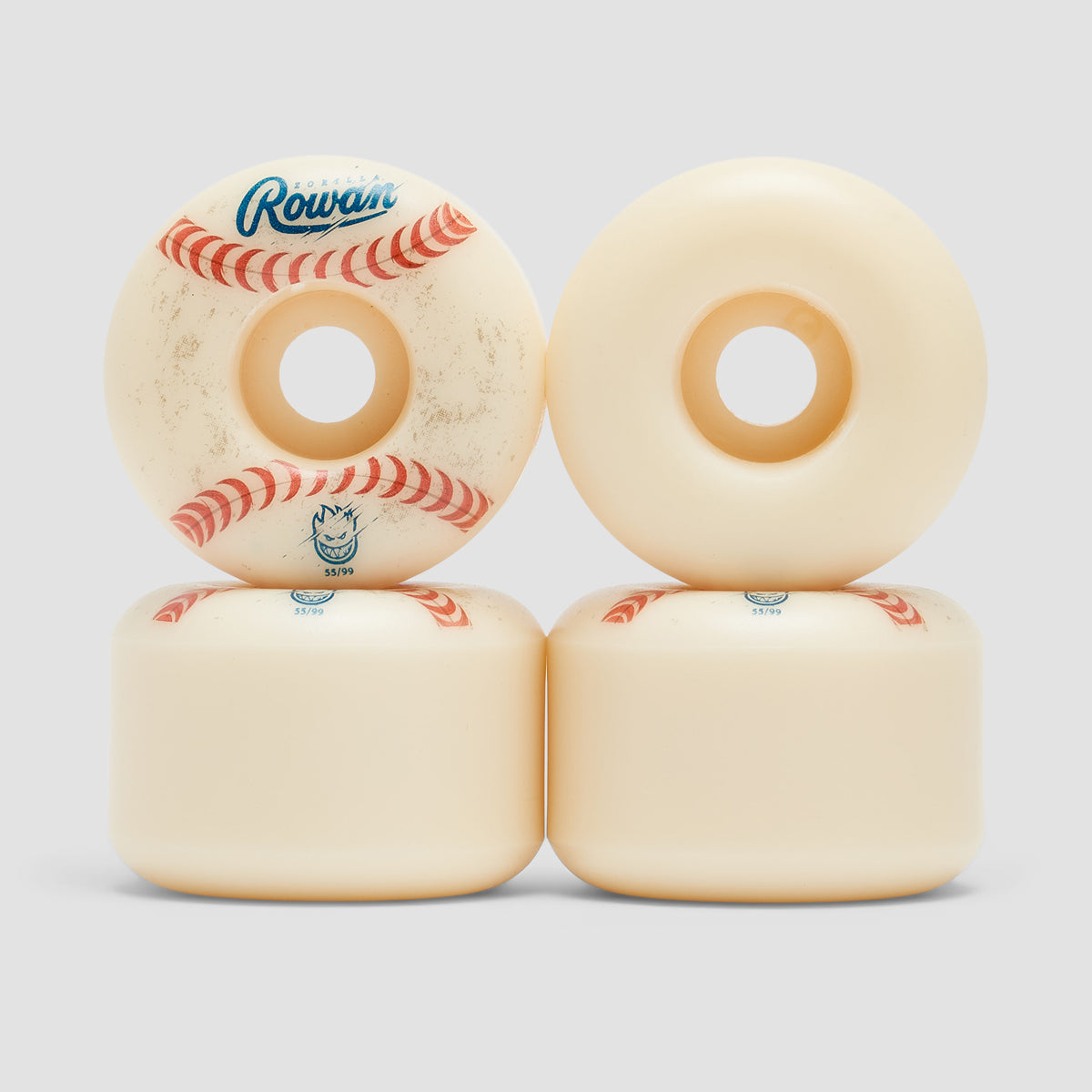 Spitfire Formula Four Rowan Spitball Radial Full 99DU Wheels Natural 55mm