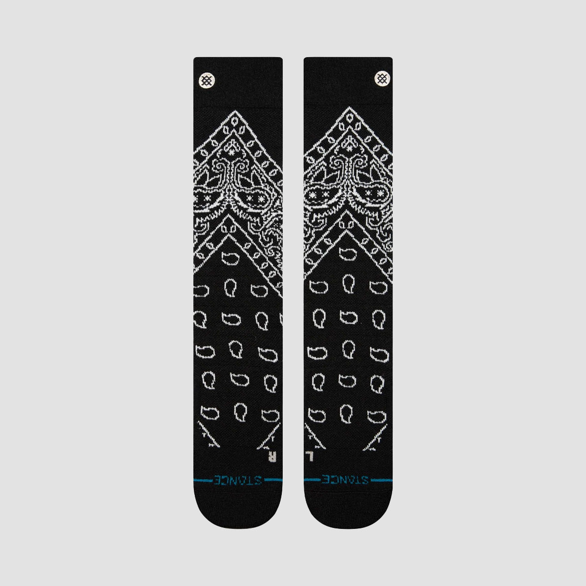 Stance Barrio Mid OTC Wool Snow Socks Black