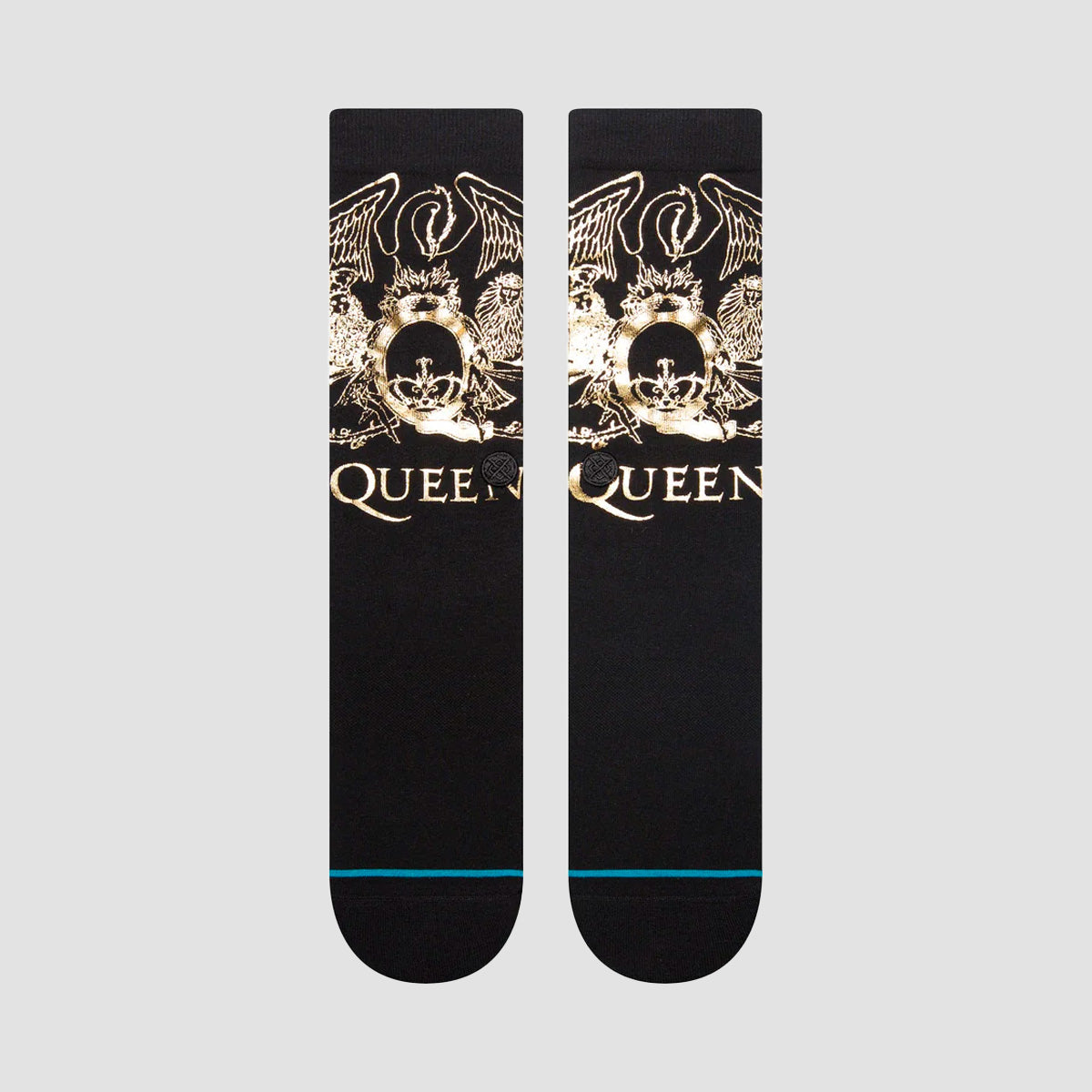 Stance X Queen Golden Crew Socks Black