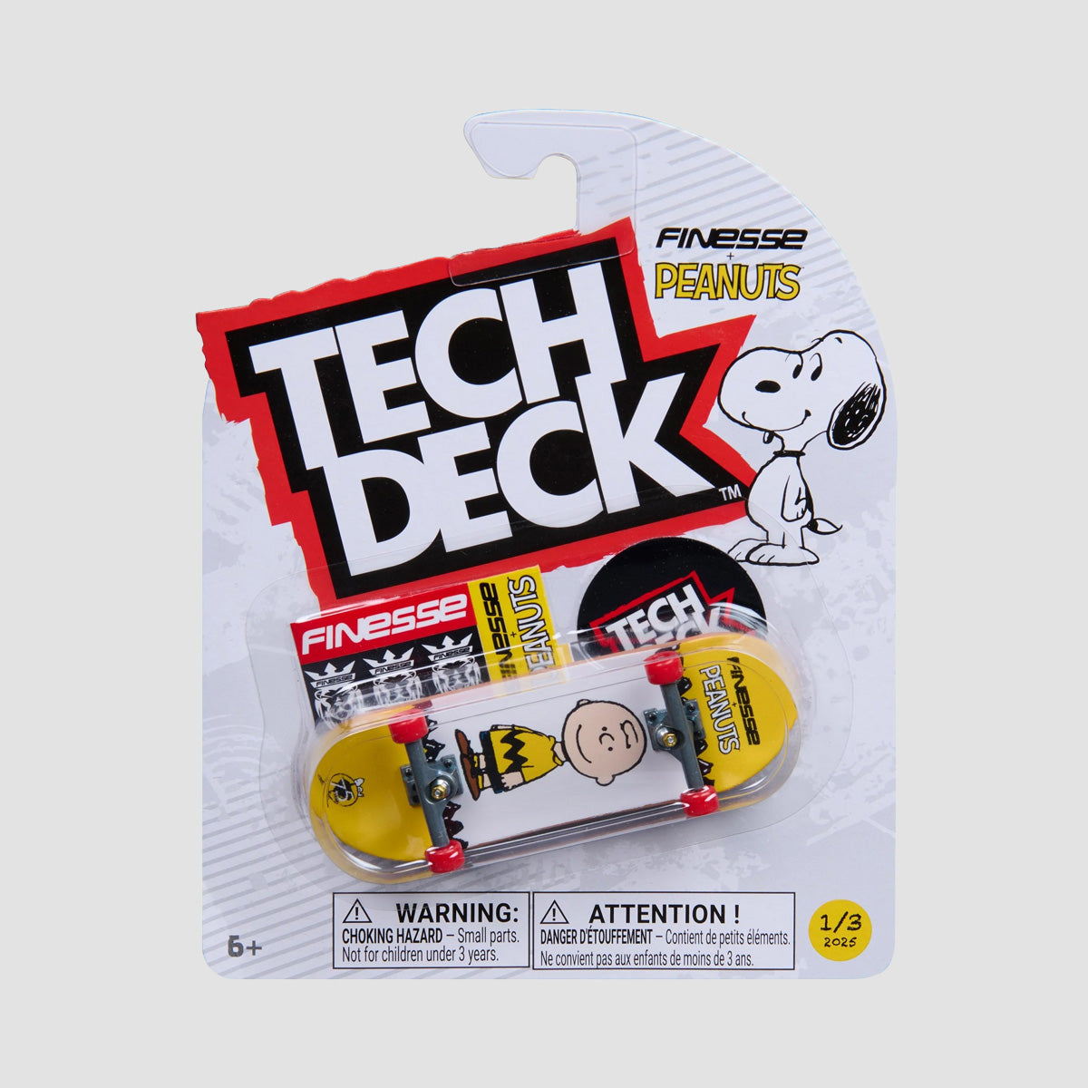 Tech Deck 96mm Entertainment Series Fingerboard - Finesse Peanuts 1/3 2026