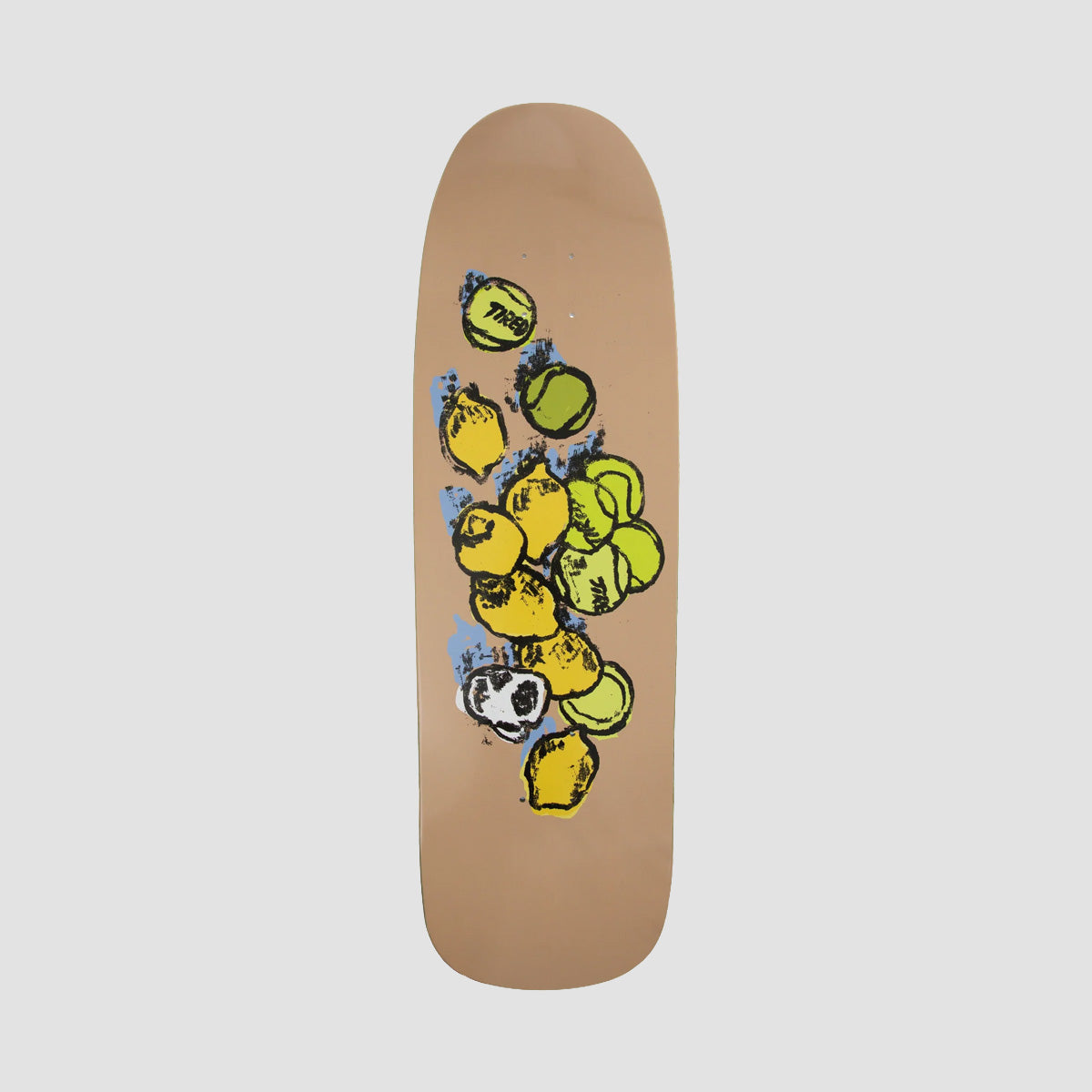 Tired Shelf Life Shaped Skateboard Deck - 9.22"