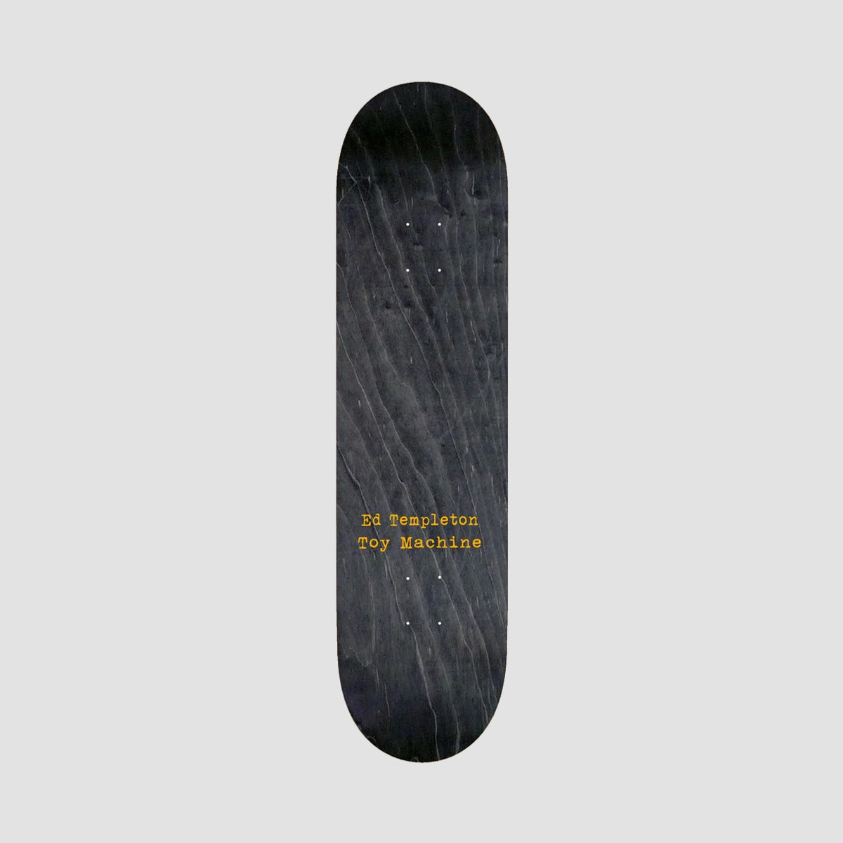 Toy Machine Ed Templeton Charred Cross Skateboard Deck Black Stain - 8.5"