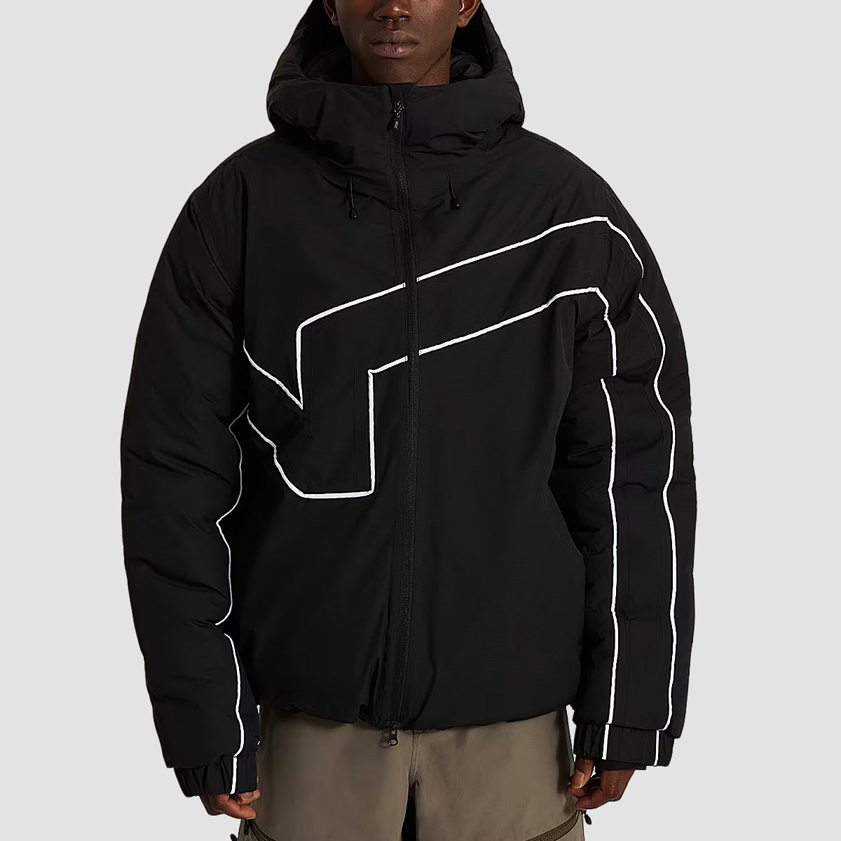 Vans 90s Bigblock Hooded Puffer Snow Jacket Black