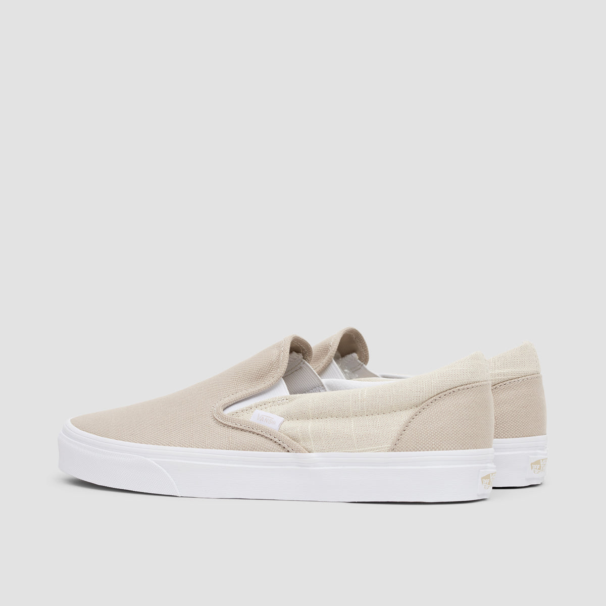 Vans Classic Slip-On Shoes - Summer Linen Natural