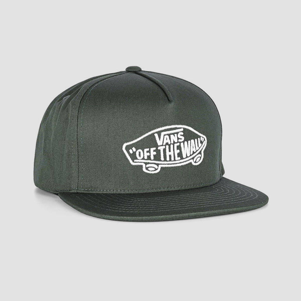 Rare Vans shops off the wall green and grey hat