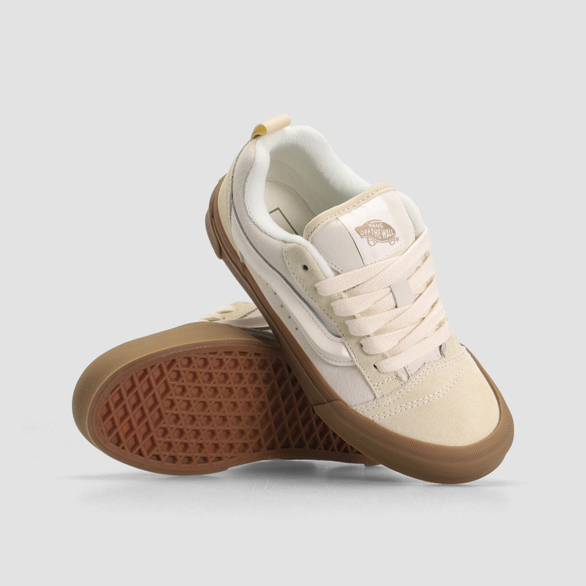 Vans Knu Skool Shoes - Marshmallow/Light Gum